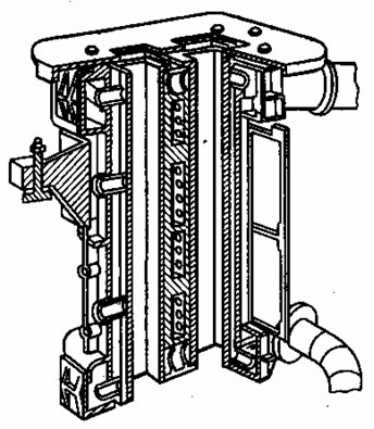 Кристаллизатор МНЛЗ для отливки плоских слитков