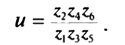 Формула рассчёта передаточного числа привода